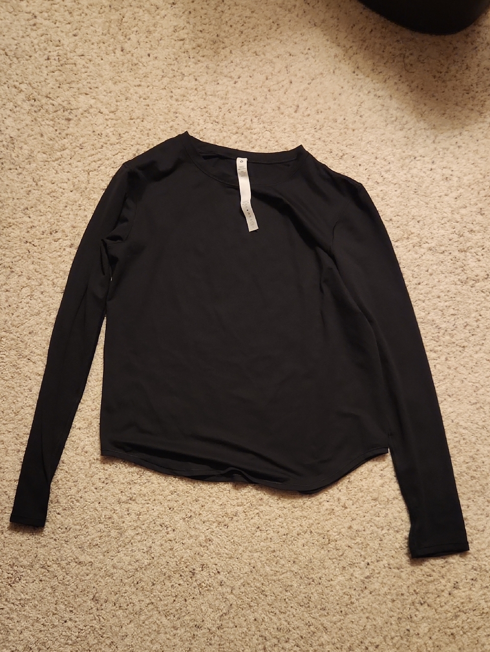 Lululemon Women's Black Long-Sleeve Top, Size 6